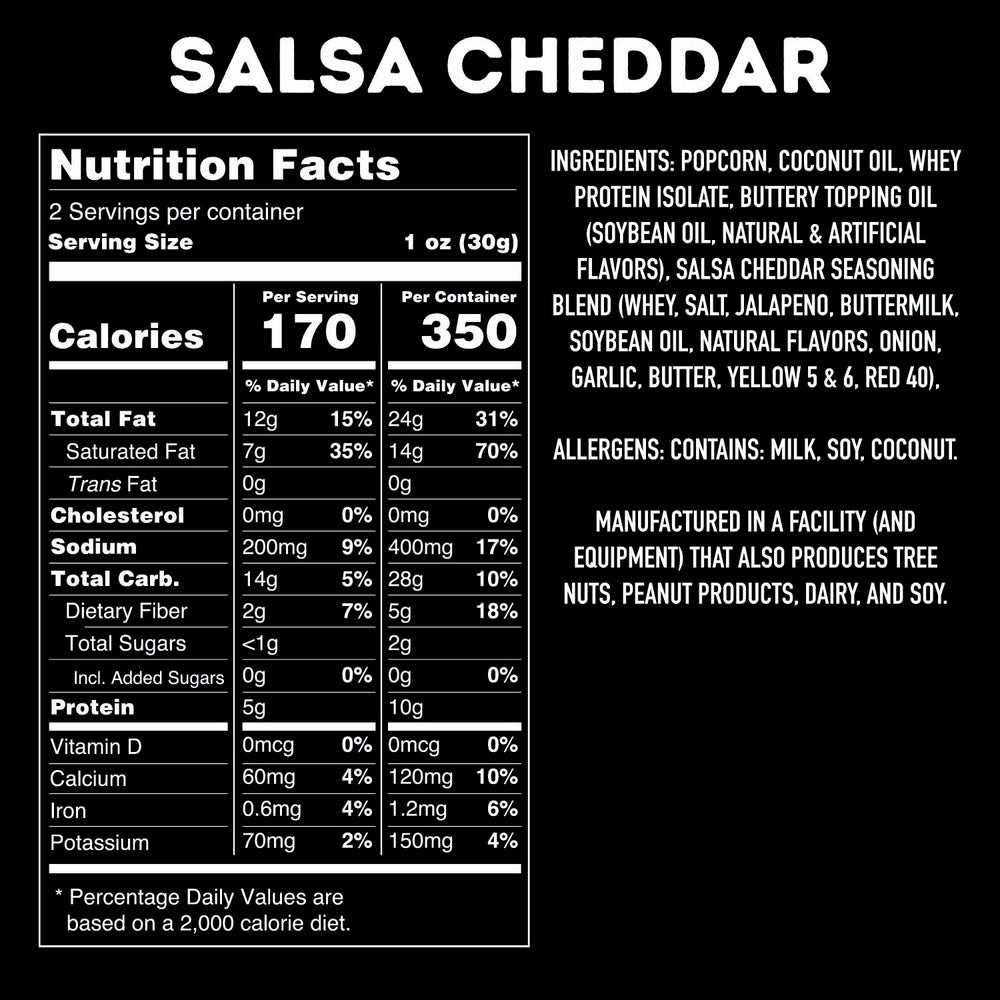 Salsa Cheddar 4 Pack | Savory Personal Size
