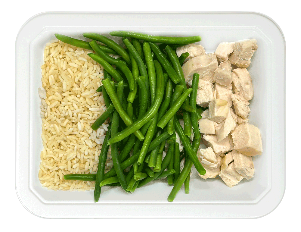 Diced Chicken, Rice & Green Beans