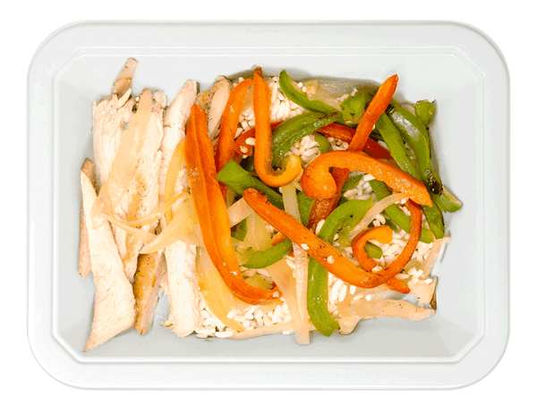Chicken, Rice & Fajita Vegetables