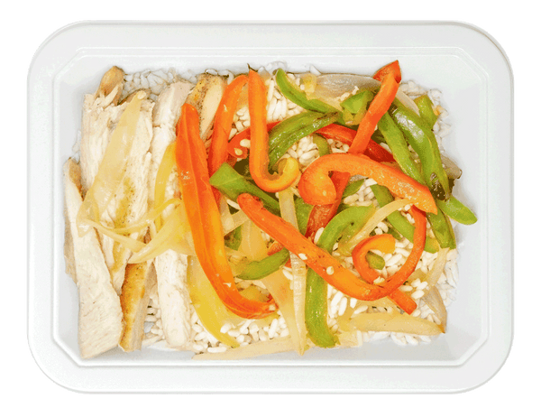 Chicken, Rice & Fajita Vegetables