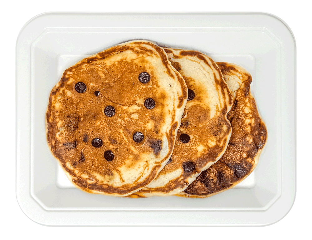 Chocolate Chip Protein Pancakes