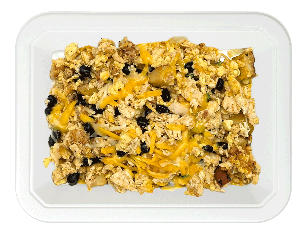 Shredded Chicken & Egg Bowl