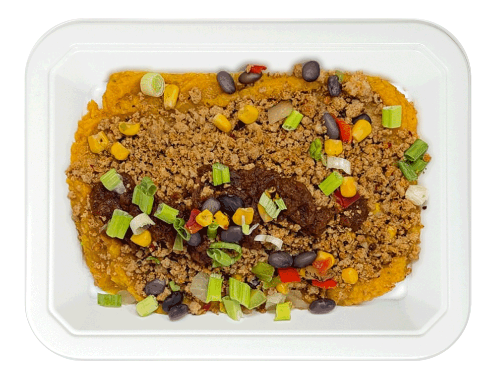 Turkey & Mashed Sweet Potato Bowl