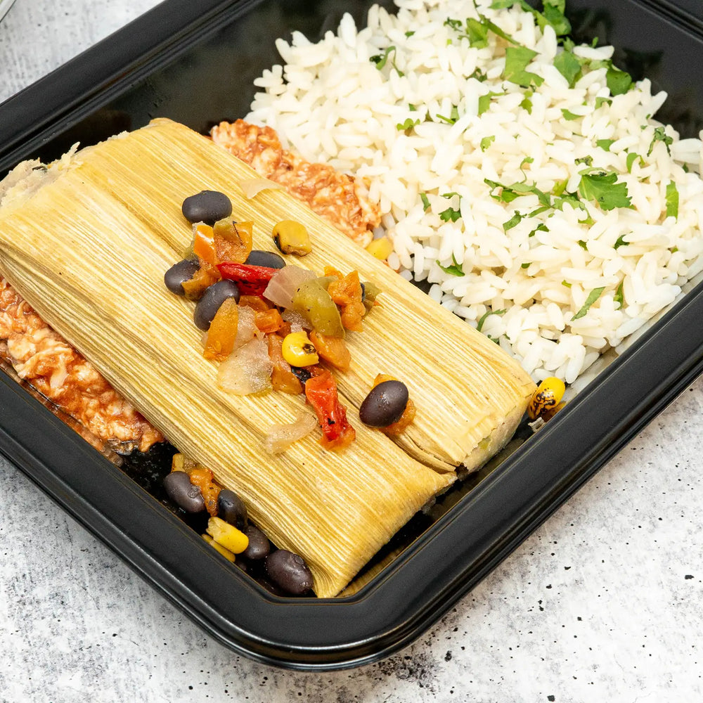 
            
                Load image into Gallery viewer, Chicken Tamale Platter
            
        
