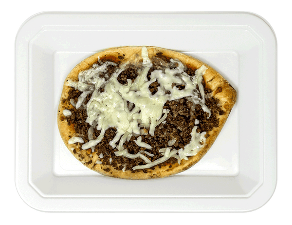 Naan Beef Pizza