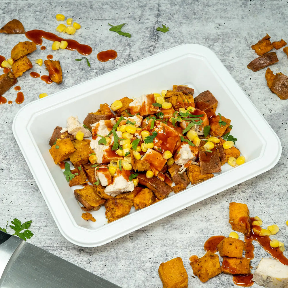 Tex-Mex Style Chicken Sweet Potato Bowl