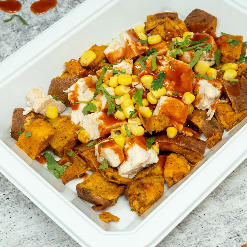 Tex-Mex Style Chicken Sweet Potato Bowl