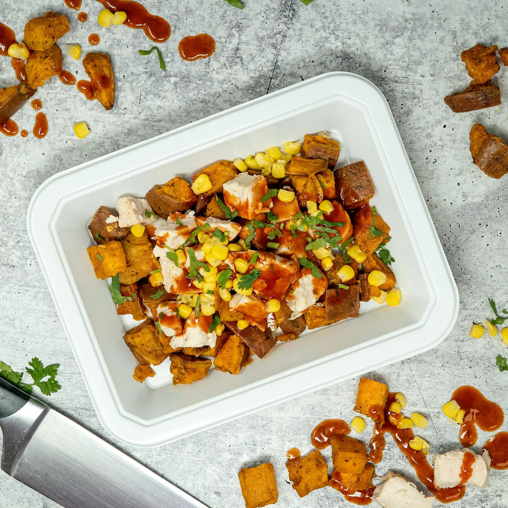 Tex-Mex Style Chicken Sweet Potato Bowl