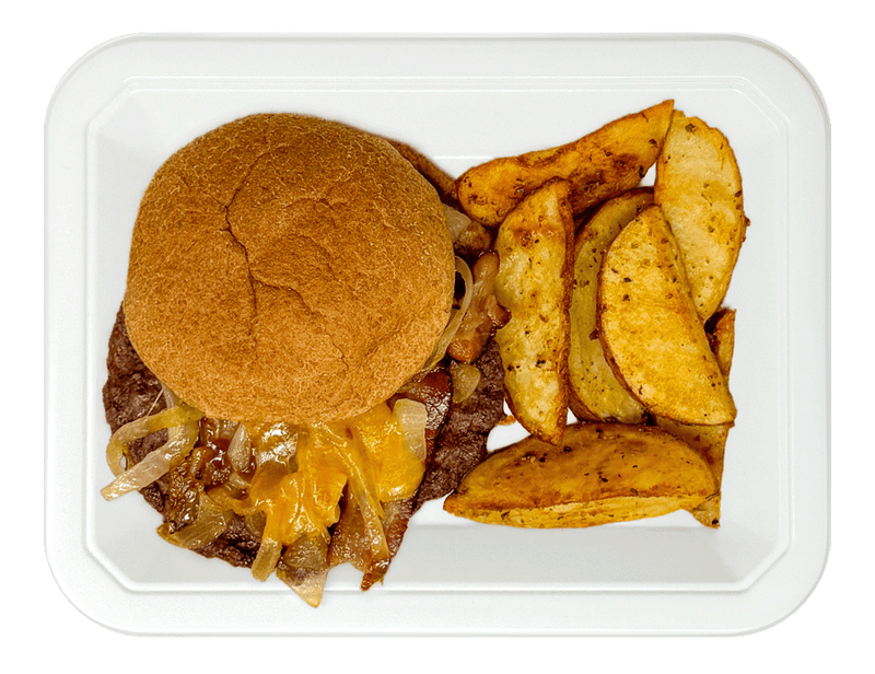 Bistro Burger w/ Roasted Potatoes