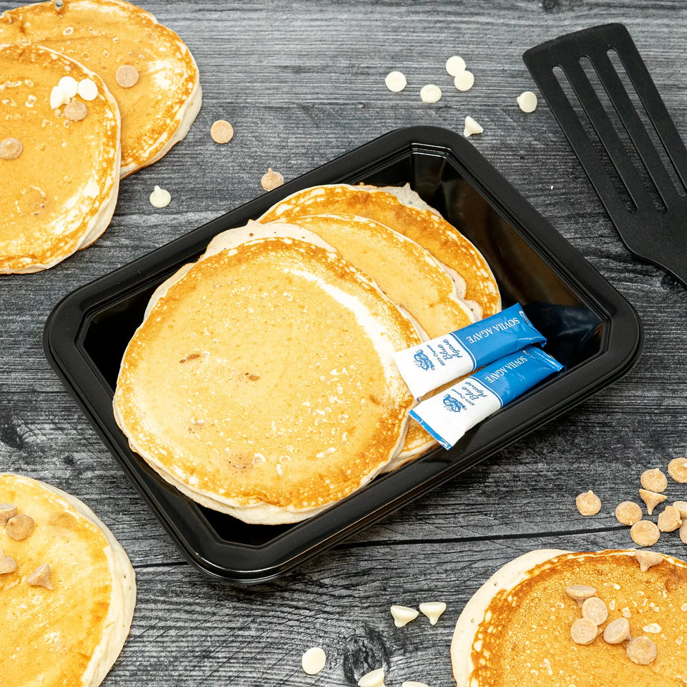 White Chocolate & Peanut Butter Protein Pancakes
