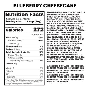 Blueberry Cheesecake Protein Popcorn