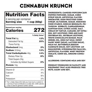 Cinnabun Krunch Protein Popcorn
