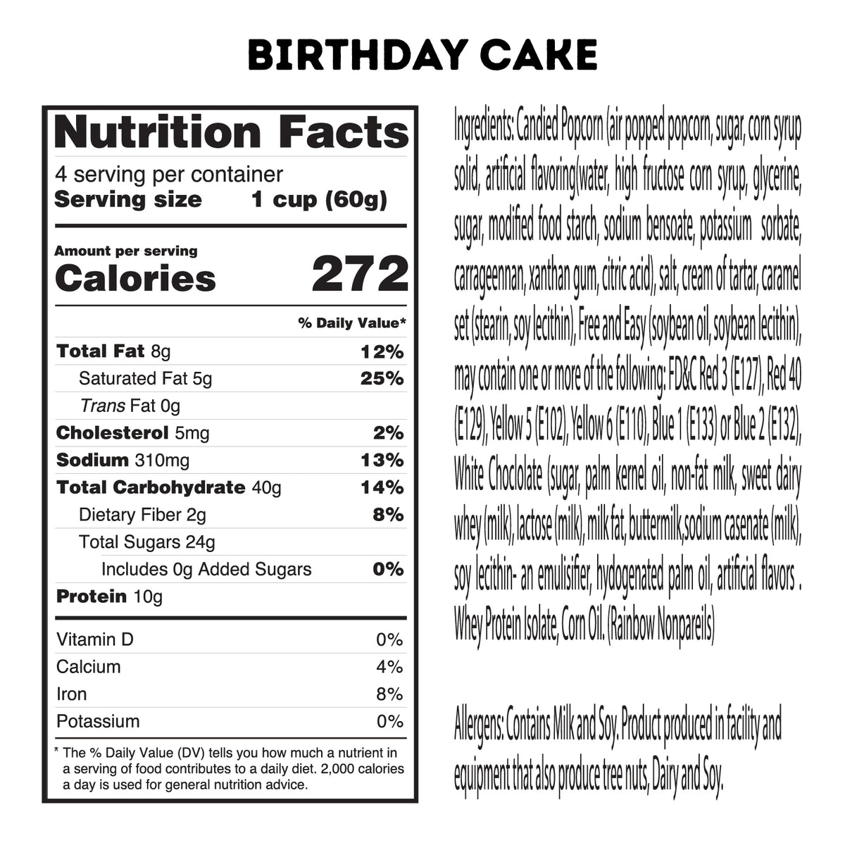 Birthday Cake Protein Popcorn – ICON Meals