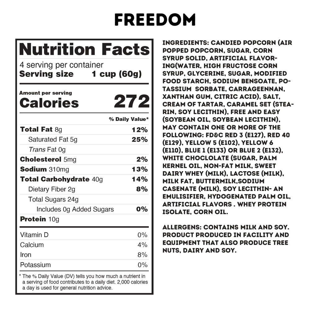 Freedom Protein Popcorn