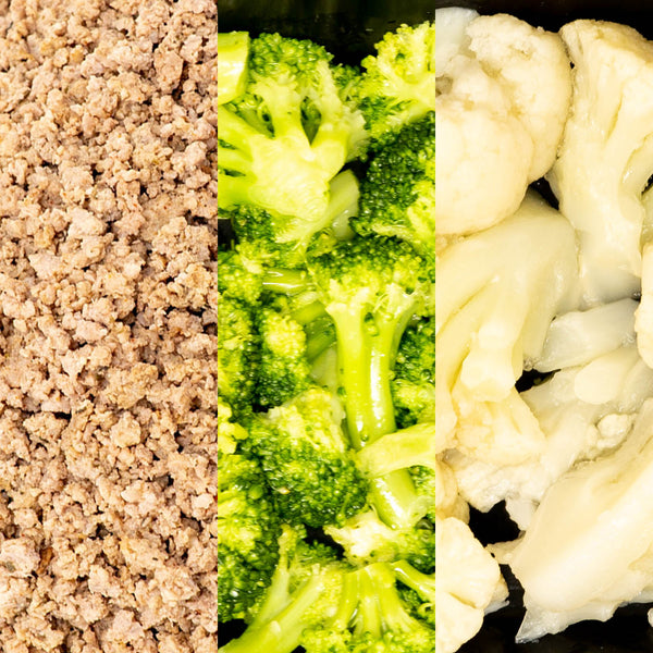 4oz Ground Turkey, Broccoli & Cauliflower