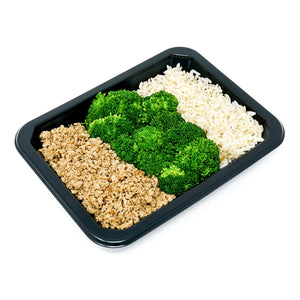 Ground Turkey, White Rice & Broccoli