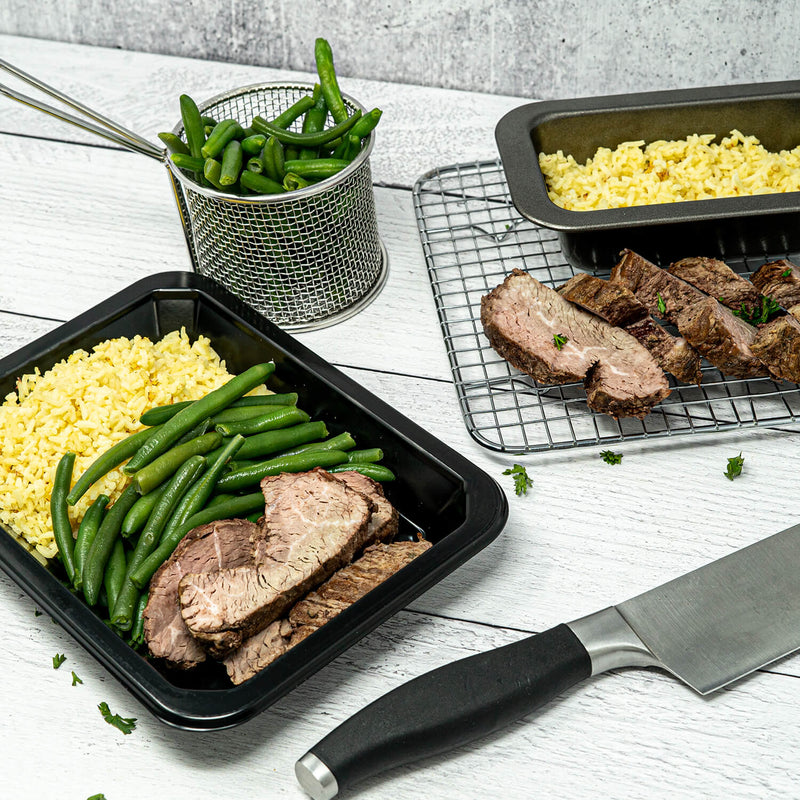 Beef Medallions, Saffron Rice & Green Beans - BOX