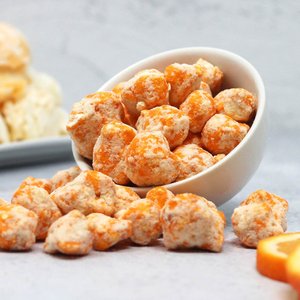 
            
                Load image into Gallery viewer, Orange Creamsicle Protein Popcorn
            
        