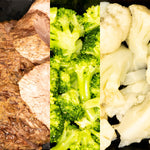 4oz Steak, Broccoli & Cauliflower