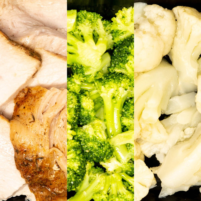 6oz Turkey Breast, Broccoli & Cauliflower
