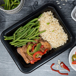 Zesty Orange Beef, Ginger Rice & Veggies